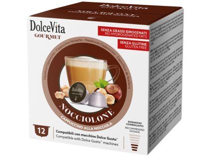 Dolce Vita Cappuccino Hazelnut for Dolce Gusto 12 capsules