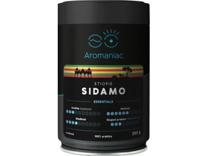 aromaniac ethiopia sidamo grains can 250g best coffee cz