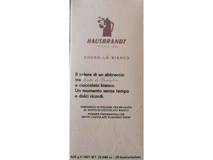 hausbrandt choco la bianco2 25 pcs best coffee cz