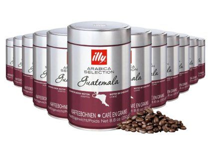 illy guatemala coffee beans 250g 12 pcs
