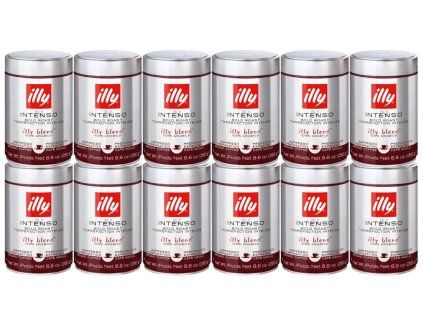 illy intenso ground coffee 250g 12 pcs