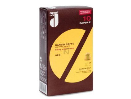 capsules danesi easy espresso oro for nespresso 10 pieces