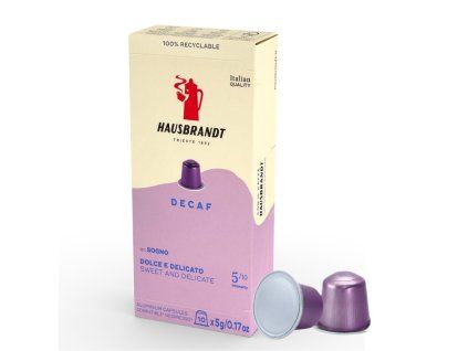 hausbrandt decaffeinated capsules for nespresso 10pcs