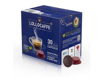 capsules lollo caffe do lavazza and modo mio argento 30 pcs