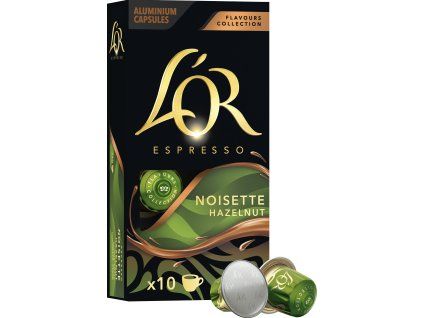 lor hazelnut 10 pcs nespresso best coffee cz