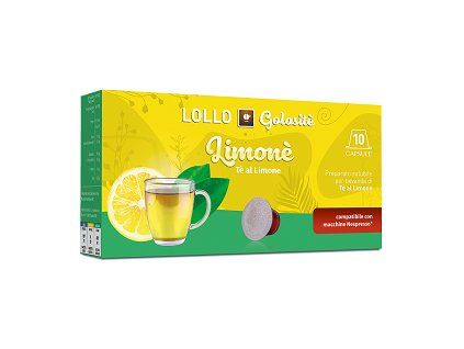 Lollo caffé Tea with Lemon capsules for NESPRESSO® 10 pcs
