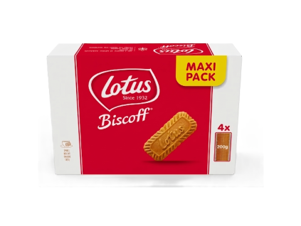 Lotus Biscoff Original Caramelized Cookies 4x 200g