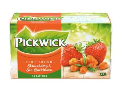 Pickwick Fruit Fusion Aardbeienthee met duindoorn 20x 1,75g