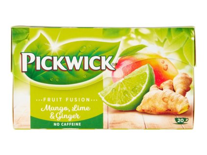 Pickwick Fruit Fusion Mango, limoen en gemberthee 20x 1,75g