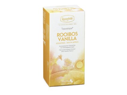 Ronnefeldt Teavelope Rooibos Vanille gearomatiseerde thee geportioneerd 25 stuks