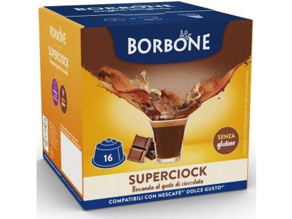 caffe borbone melkchocolade capsules dolce gusto 16 st