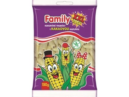 smiley family xxl maïs tubes 150g beste koffie Tsjechië