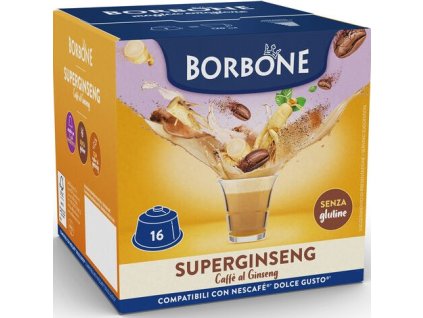 bourbon dolce gusto superginseng 16 stuks beste koffie Tsjechië