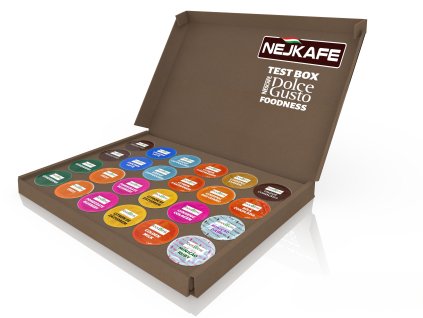 Testdoos met 24 capsules voor Dolce Gusto® Foodness van NEJKAFE