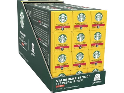 STARBUCKS® Koffie Capsules voor NESPRESSO® Decaf Blonde Espresso Roast 120 stuks