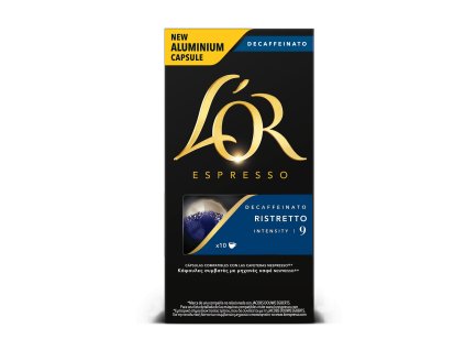 Lor Ristretto decaf 10st de beste koffie cz
