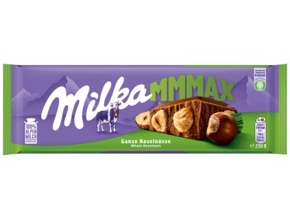 Milka met hazelnoten 250 g