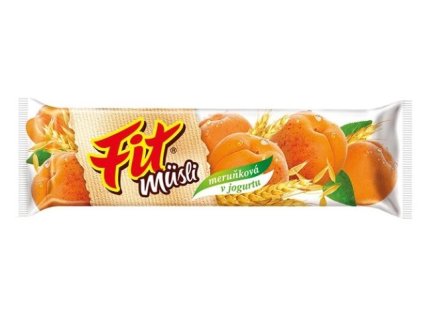 Fit Muesli abrikoos in yoghurt reep 35g