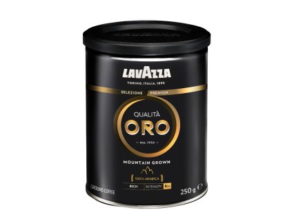 lavazza qualitya oro gemalen koffie uit de bergen, blik 250 g