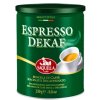 saquella espresso decaf gemalen koffie blik 250g