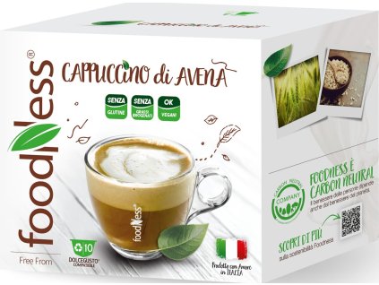 foodness Капучино овесени ядки 10бр dolce gusto nejkafe cz