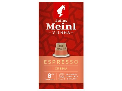 Компостируеми кафе капсули Julius Meinl INSPRESSO Espresso Crema за Nespresso 10 бр.