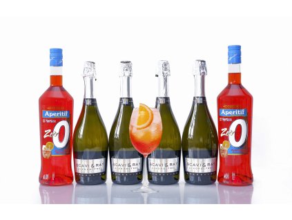 Безалкохолен аперол комплект Aperitif Zero 2 x 1000 ml, 4x безалкохолно Prosecco Scavi и Ray Nejkafe cz