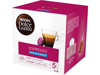 nescafe dolce gusto espresso decaffeinato кафе капсули 16 бр nejkafe