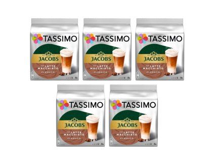 tassimo latte macchiato 16 капсули 8 напитки кашон 5 опаковки