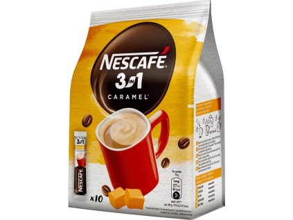 nescafe3v1 caramel 10x16g best coffee Czech Republic