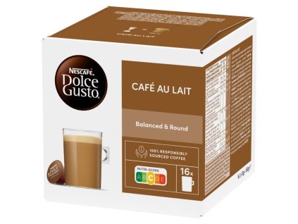 nescafe dolce gusto cafe au lait capsules 16 pieces