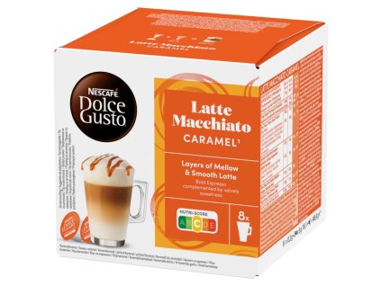nescafe dolce gusto macchiato caramel capsules 16 capsules