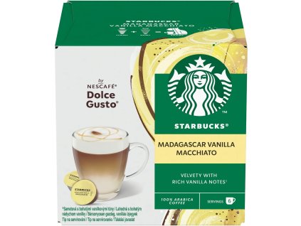 nescafe dolce gusto starbucks madagascar vanilla latte macchiato 12 capsules