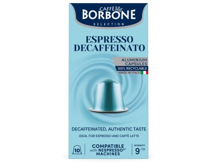 Caffe Borbone Decaffeinato aluminum capsules for Nespresso® 10 pcs