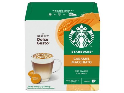 starbucks nescafe dolce gusto caramel macchiato 12 capsules