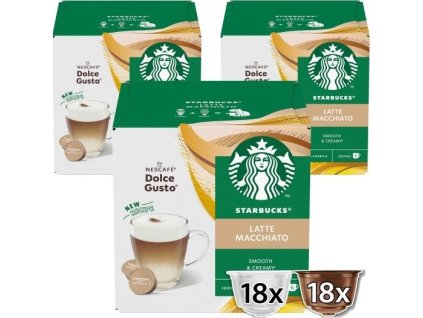 starbucks latte macchiato 36 pcs best coffee cz