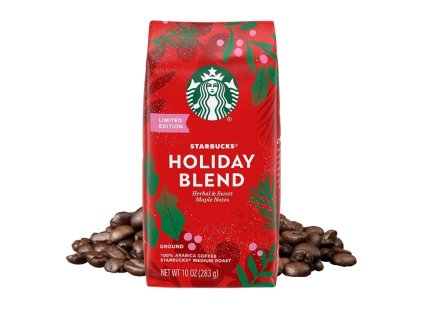 starbucks holiday blend medium roast coffee beans 190 g nejkafe cz