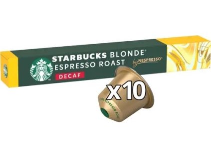 starbucks blonde decaf nespresso 10 pcs best coffee cz