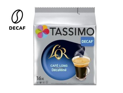 tassimo l or lungo decaf decaffeinated coffee 16 pieces