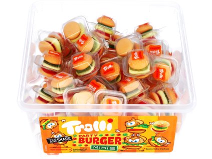 trolli party burger minis 60 pcs best coffee cz