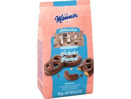 manner milchchoko brezeln gingerbread coated with milk chocolate 185g best coffee cz