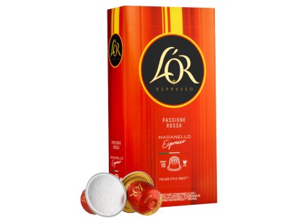 l or espresso maranello roasted ground coffee in capsules 10 pcs 52g