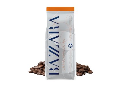 bazzara italian coffee gran cappuccino grain kava nejkafe cz