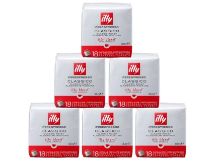 Illy IperEspresso Normal Coffee capsules pack of 6x18 pieces