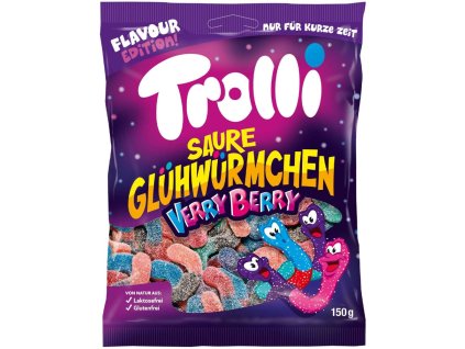 Trolli Sour Worms Verry Berry 150 g