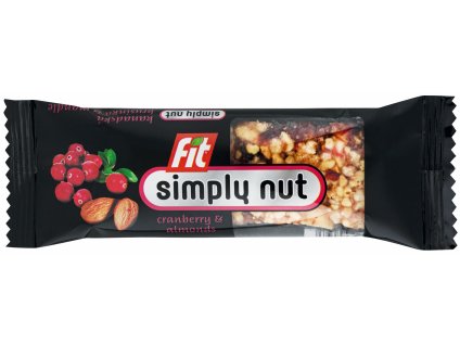 Fit Simply Nut cranberry and almond in glaze 35g