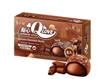 Qlove Japanese Cookies Intense Chocolate Mini Mochi 80g