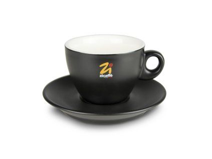 Zicaffe cappuccino cup black nejkafe cz