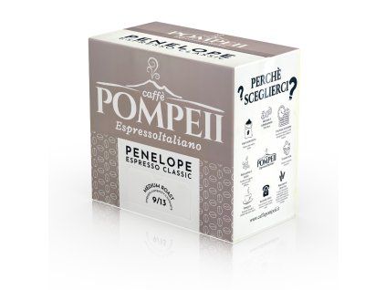 caffe pompeii penelope espresso classic coffee pods 150 pcs