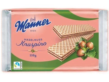 Manner Knuspino Haselnuss hazelnut wafers 110g